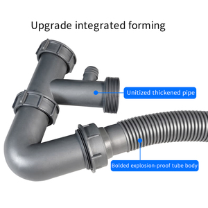 Vendita calda raccordi <span class=keywords><strong>per</strong></span> <span class=keywords><strong>tubi</strong></span> di scarico da 50mm tubo di scarico <span class=keywords><strong>per</strong></span> lavello da cucina <span class=keywords><strong>per</strong></span> doppia ciotola con tubo di scarico flessibile <span class=keywords><strong>per</strong></span> lavello - Product Image 4