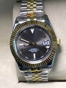 Reloj Mecánico de Lujo NH35, Logotipo Personalizado OEM, Esfera con Logotipo Estéril de Alta Calidad, Reloj Automático para Hombre, Completamente de Acero Inoxidable - Product Image 1