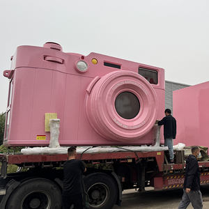 Quiosco Exterior con Forma de Cámara para Venta Minorista, Tienda Modular Prefabricada para Calle con Diseño Atractivo para Parques Turísticos Globales - Product Image 5