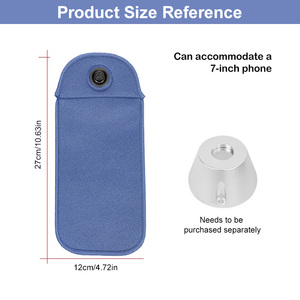 Bolsa para Teléfono Celular con Bloqueo Magnético Faraday de Neopreno con Logotipo Personalizado RFID, Funda para Teléfono Inteligente con Bloqueo para Estudiantes de Secundaria - Product Image 2