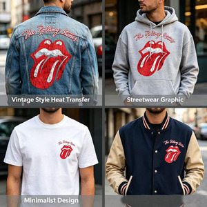 Vinilo Termoadhesivo con el Logotipo de la Lengua de los Rolling Stones para Impresión en Prendas - Product Image 4