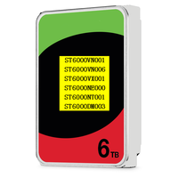 Disque dur d'ordinateur de bureau NAS RAID ST6000NT001 6 To, 3,5 pouces, SATA 6 Gb/s, 7200 tr/min, 256 Mo, reconditionné