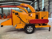 WK 55hp Bois Bambou Polyvalent Tambour Diesel Broyeur De Bois Branche D'arbre Broyeur Machine Au Détail pour Jardin Utilisation Agricole