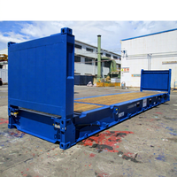 Nouveau conteneur à plateau plat 20 pieds 40 pieds 40High Cube 45HQ en vente depuis la Chine