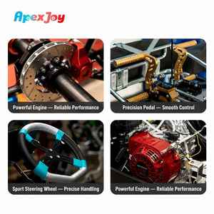 Châssis ApexJoy KZ PRO Master - Kart de course 6 vitesses en acier 30CrMo, empattement avant 665 mm, siège en fibre de verre, pack <span class=keywords><strong>Prix</strong></span> - Product Image 4