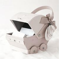 Boîte de rangement multifonctionnelle mignonne pour bébé, boîte décorative pour la naissance, coffret cadeau pour nouveau-né, berceau pour bébé garçon ou fille