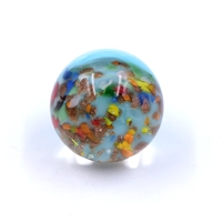 Nouvelle conception, boules de verre de Murano faites à la main de 25 mm, ornements personnalisables