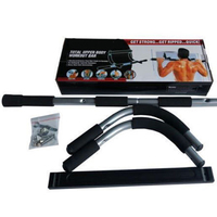Barra de dominadas de acero para montaje en pared, equipo de gimnasio para entrenamiento de fuerza y ejercicios de dominadas, para uso doméstico
