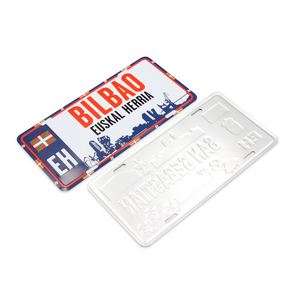 Plaque d'immatriculation de voiture personnalisée en aluminium gravée aux États-Unis - Product Image 1