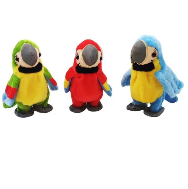 Talking Parrot No Matter What You Say Will Repeat What You Say Funny Learning Parrot Toys