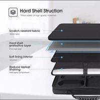 Casing Keras EVA Pelindung Jatuh Profesional untuk Laptop Tablet Tas Pembawa Komputer Anti Jatuh Tahan Air Organizer Perjalanan Bisnis