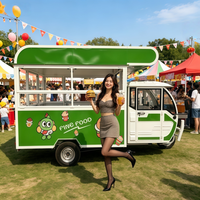 Système d'entrepreneuriat mobile tout-en-un : Camion en acier inoxydable avec alimentation intégrée et suivi GPS pour festivals et utilisation en extérieur