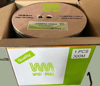 Câble coaxial RG6 Plus 4POWER pour la transmission de données et l'alimentation des caméras