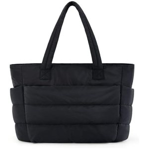 <span class=keywords><strong>Sac</strong></span> fourre-tout <span class=keywords><strong>matelassé</strong></span> léger et volumineux avec fermeture éclair, logo personnalisé, sacs à main rembourrés, sacs à main pour femmes, sacs à main pour ordinateur portable pour les voyages de week-end - Product Image 4