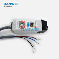 Amplificateur à fibre optique haute vitesse FOTEK FF-06R, LED rouge, sortie double NPN&PNP, commutable NO/NC, 11-30VDC, capteur photoélectrique