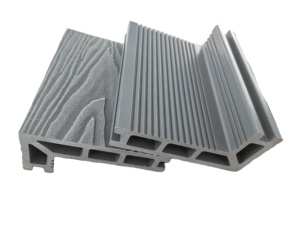 Wpc decking 3d scale in rilievo legno duro artificiale legno wpc piano di decking cavo - Product Image 3