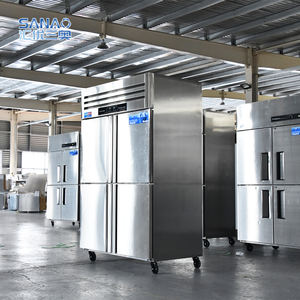 Réfrigérateur commercial en acier inoxydable à 4 portes, réfrigérateurs verticaux et congélateurs profonds pour la <span class=keywords><strong>cuisine</strong></span> - Product Image 3