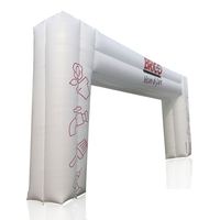Porte gonflable de décoration et de publicité d'événement de course d'arche d'entrée extérieure