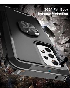 3 in 1 custodie per telefoni ibridi anello di supporto antiurto per Samsung Galaxy A12 A13 A52 A33 A53 <span class=keywords><strong>A73</strong></span> <span class=keywords><strong>5G</strong></span> Cover posteriore protezione cellulare - Product Image 2