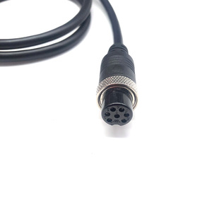 สายเชื่อมต่อการบิน M12 M16 ยาว 1 เมตร IP65 สายต่อพ่วงไฟฟ้าสำหรับตู้ PLC อุตสาหกรรม แกนทองแดง ฉนวน PVC - Product Image 5