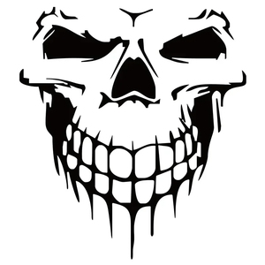 Christmas Car Decoration Body Window Skull Decals Reflective <strong>Sticker</strong> Radium Adhesive Self Vinyl <strong>Stickers</strong> for <strong>Bus</strong> Truck Cars - Product Image 3