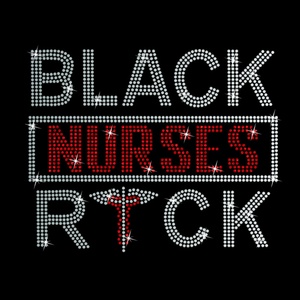 แผ่นปักลายพยาบาลประดับเพชรสำหรับเสื้อผ้า - Product Image 4