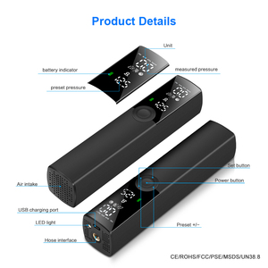 מדחס משאבת אוויר newo לצמיגי רכב 150psi צמיגי צמיגי דיגיטלי מנפח אלחוטי כלי אלחוטי סוללה ניידים אלחוטי - Product Image 4