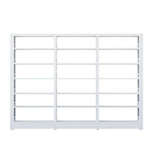 ชั้นวางหนังสือโลหะ ห้องอ่านหนังสือ ชั้นวางหนังสือ ห้องสมุด ชั้นวางแบบไม่ต้องใช้สลักเกลียว ตู้หนังสือห้องอ่านหนังสือ ชั้นวางหนังสือโลหะ ตู้หนังสือเหล็ก - Product Image 1