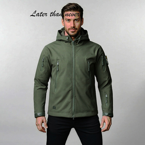 Giacche Softshell Sportive da <span class=keywords><strong>Uomo</strong></span> Personalizzate Giacche Termiche Tattiche da Esterno per Campeggio ed Escursionismo Abbigliamento da <span class=keywords><strong>Lavoro</strong></span> - Product Image 1
