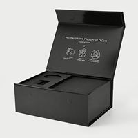 JeyBox Factory - Caja de Regalo de Cartón Rígido de Lujo Hecha a Mano, con Laminación Mate, Esponja y Cierre Magnético para Calcetines