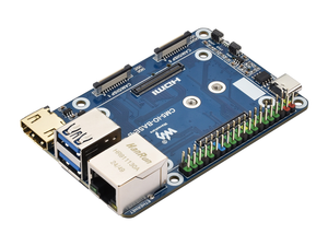 <strong>Raspberry</strong> <strong>Pi</strong> CM5 Mini Base Board <strong>B</strong> M2 NVMe SSD Boot Support ATSHA204 Encryption Dual 4K Output GPIO40 Industrial Gateway - Product Image 4