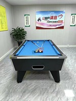 Table de billard à monnayeur populaire et à prix abordable, disponible en tailles 7 et 8 pieds