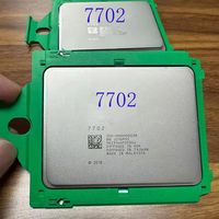 Prosesor AMD 7702 2.0GHz 64 Core SP3 TDP 200W yang Tidak Terkunci