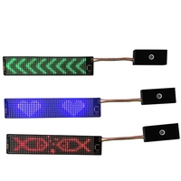 Mini panel de iluminación LED flexible ultrafino, aplicación inteligente, pantalla LED suave dinámica programable para bolsas de máscara de sombrero, pantalla publicitaria