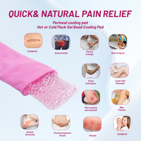 Pack de périnée de coussin de refroidissement de gel de glace réutilisable de soins post-partum privés pour le soulagement de la douleur