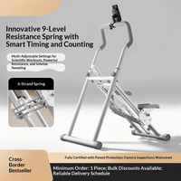 Mini stepper fonctionnel portable et compact, simulateur d'escalade avec résistance à l'air pour la remise en forme à domicile et la réduction de la graisse abdominale