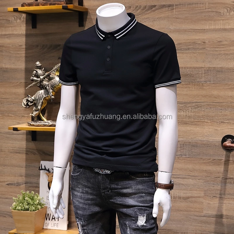 Wholesale Cotton Plain Blank Casual Quick Dry Breathable Short Sleeve Men Clothes comfortable Print Golf Polo Tee Shirts