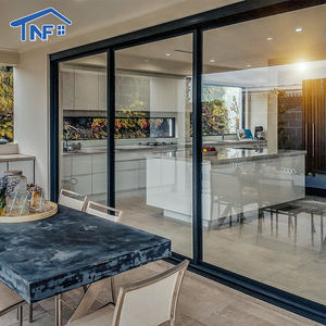 Modern gestaltete pulver beschichtete Aluminiums chiebetür Fertige Oberfläche für Villa-Anwendung Bester Preis in den USA und Kanada - Product Image 2