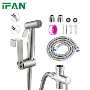 IFAN düşük fiyat tuvalet bide püskürtücü tuvalet duş örnek ücretsiz müslüman paslanmaz çelik el bide