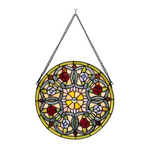 Panel de Vidrio Sólido de 12 Pulgadas con Diseño de Catedral para Iluminación Solar en Sala de Estar, Gimnasio, Comedor, Decoración de Paredes y Puertas Exteriores - Product Image 1