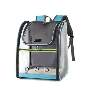 BSCI Factory Hot selling dog supplies pet <b>backpack</b> PVC space capsule <b>cat</b> bag transparent breathable out portable folding pet bag - Product Image 4