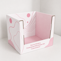 Caja de Cartón Corrugado Apilable, Ecológica y Moderna, para Exhibición de Calcetines PDQ en Supermercados