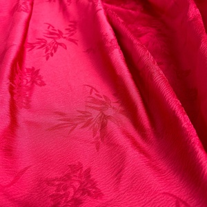 Poliestere acetato Slinky Spandex <span class=keywords><strong>Fukuro</strong></span> Jacquard Texture tessuto con motivo floreale orchidea Design - Product Image 4