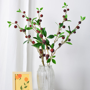 Rama de Bayas Artificiales Flower Delight, Decoración Grande de Plástico para el Hogar y Bodas - Product Image 4