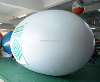 Publicité gonflable hélium ciel ballons air navire Led éclairage gonflable Zeppelin dirigeable