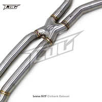 Silencieux Catback BSK pour Lexus RC F/ 5.0L 2015-2021 Active Sound X Mid Pipe Système d'échappement à soupape en acier inoxydable avec contrôle