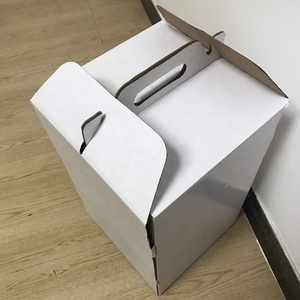 Tall Cake Container with Handle Paper <b>Boxes</b> for Convenient Serving and Storage Cake Box - Product Image 2