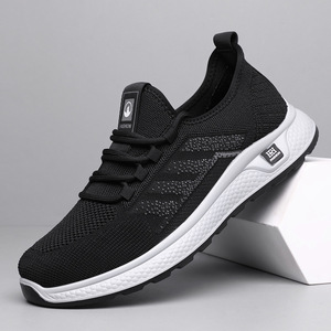 Chaussures de marche sportives pour hommes, légères, amortissantes, antidérapantes, confortables, respirantes, avec empeigne en maille solide, tendance mode printemps - Product Image 1