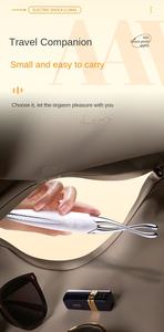 Vibratore a 10 Frequenze di Vibrazione ed Elettrostimolazione a 5 Frequenze, Massaggiatore per Orgasmo e Stimolazione di Capezzoli e Clitoride, <span class=keywords><strong>Sex</strong></span> Toy per Donna - Product Image 4