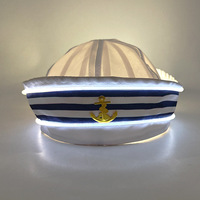 Casquette LED Lumineuse pour Fête, Remise de Diplôme, Mariage, Bar, Club, Soirée, Festival – Plusieurs Couleurs – Accessoire de Déguisement
